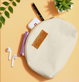 Handcrafted Printed Cotton Utility Pouch