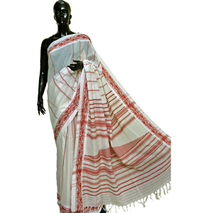 Begumpuri Saree Fish Motifs