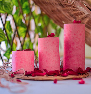 Plain Pillar Scented Candles