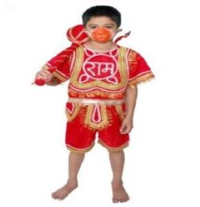 Nisha Tagra Kids Hanuman Ji Fancy Dress Costume Set