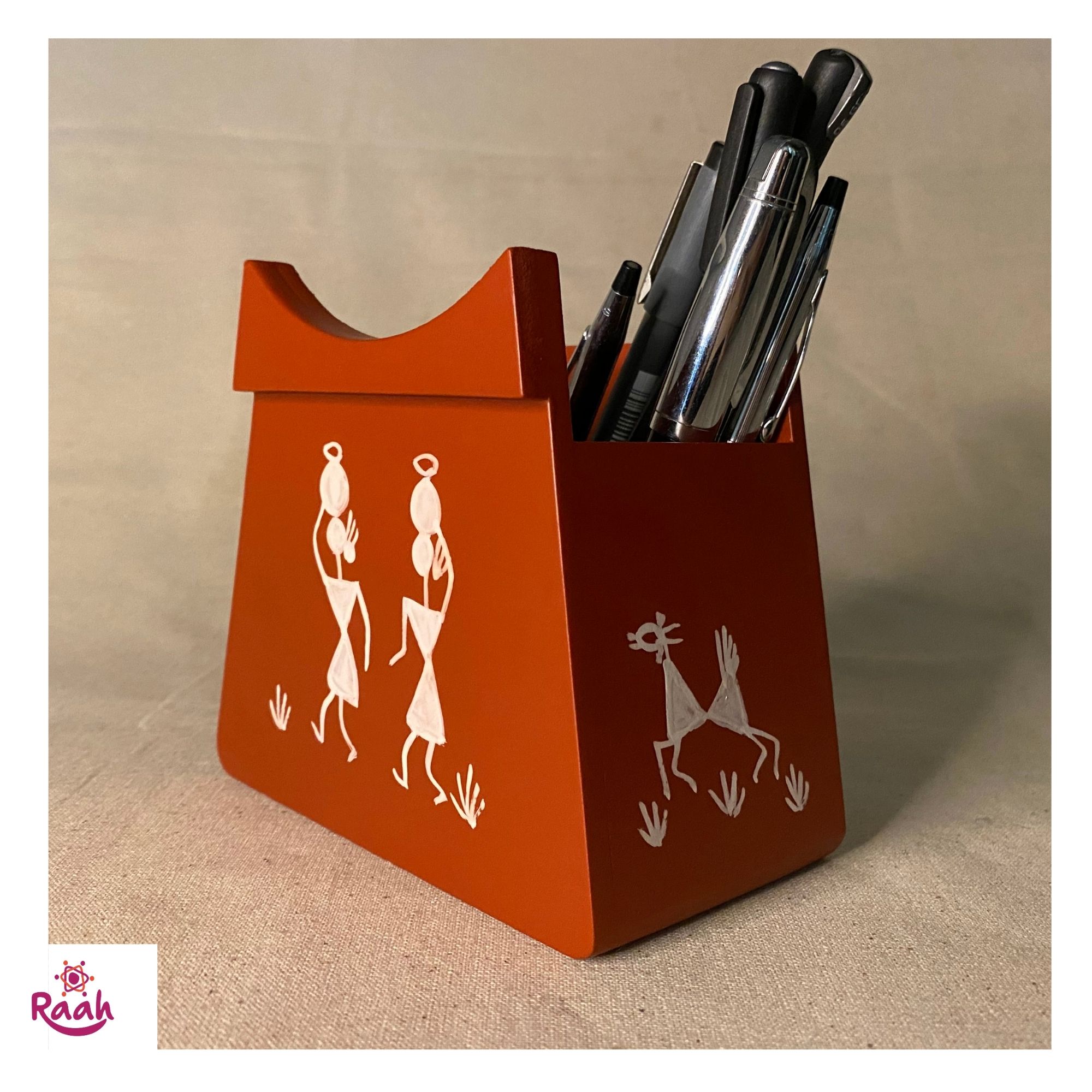 Handcrafted MDF Desk & Utility Organizer - Multi-Compartment Storage…