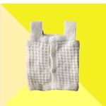 Hand-Knitted Half Sleeves Sweater for Baby