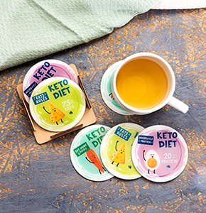 Magnet Adding Colors to Life Printed Drink Coaster Set