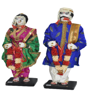 Handcrafted Soft Cotton Plush Dolls Set