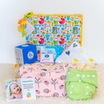 Newborn Baby Essential Kit - 7-Piece Cotton Apparel & Care Set (0-3…