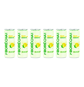 Sparkling Sicilian Lemon & Lime Probiotic Kombucha Drink (Pack of 6)