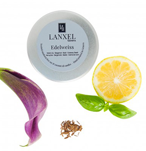 Lanxel Edelweiss & Water Lily Scented Soy Candle