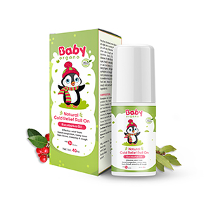 BabyOrgano Natural Cold & Cough Relief Roll-On (40ml)