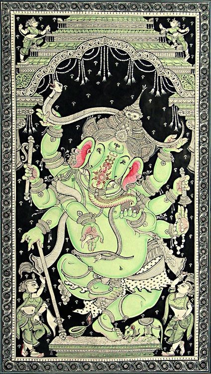 Sri Ganesh Mudra Paintings