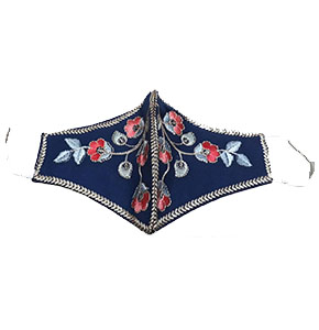 Partywear Embroiderd mask