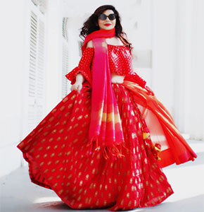 Ghicha Saree Drape