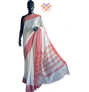 Begumpuri Red Saree