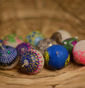 Flicker Candles Handcrafted Decorative Wedding Sphere Candles Set