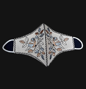 Partywear Embroiderd mask