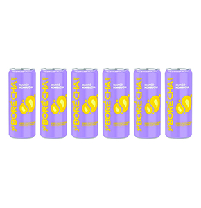 Sparkling Mango Probiotic Kombucha Drink (Pack of 6)