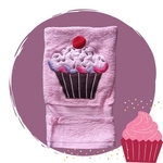 Pink Printed Kids Towel