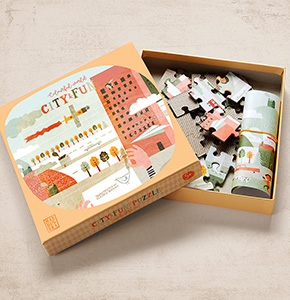City & Fun Children's Educational Jigsaw Puzzle (Ages 5+)