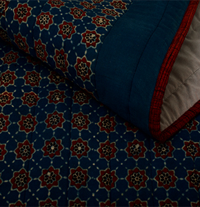 Eco-friendly yoga mat(100% pure cotton)(midnightblue with darkred…