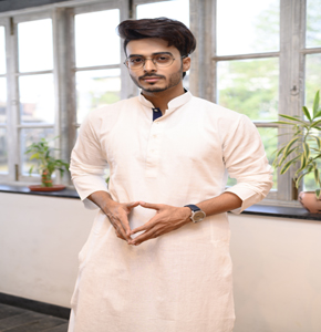 White Cotton Long Kurta