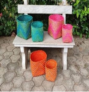 Waste paper basket & Visiree Kottan