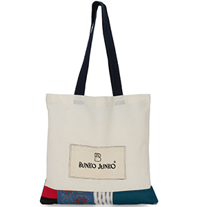 Upcycled Handcrafted Cotton Canvas Reusable Grocery Bag