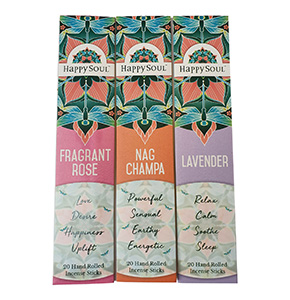 Happy Soul Positive Emotions Series Natural Incense Sticks Trio