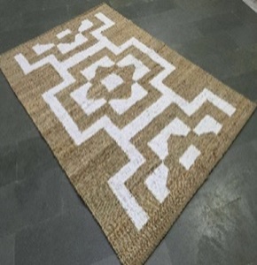 Jute Rug Natural and White