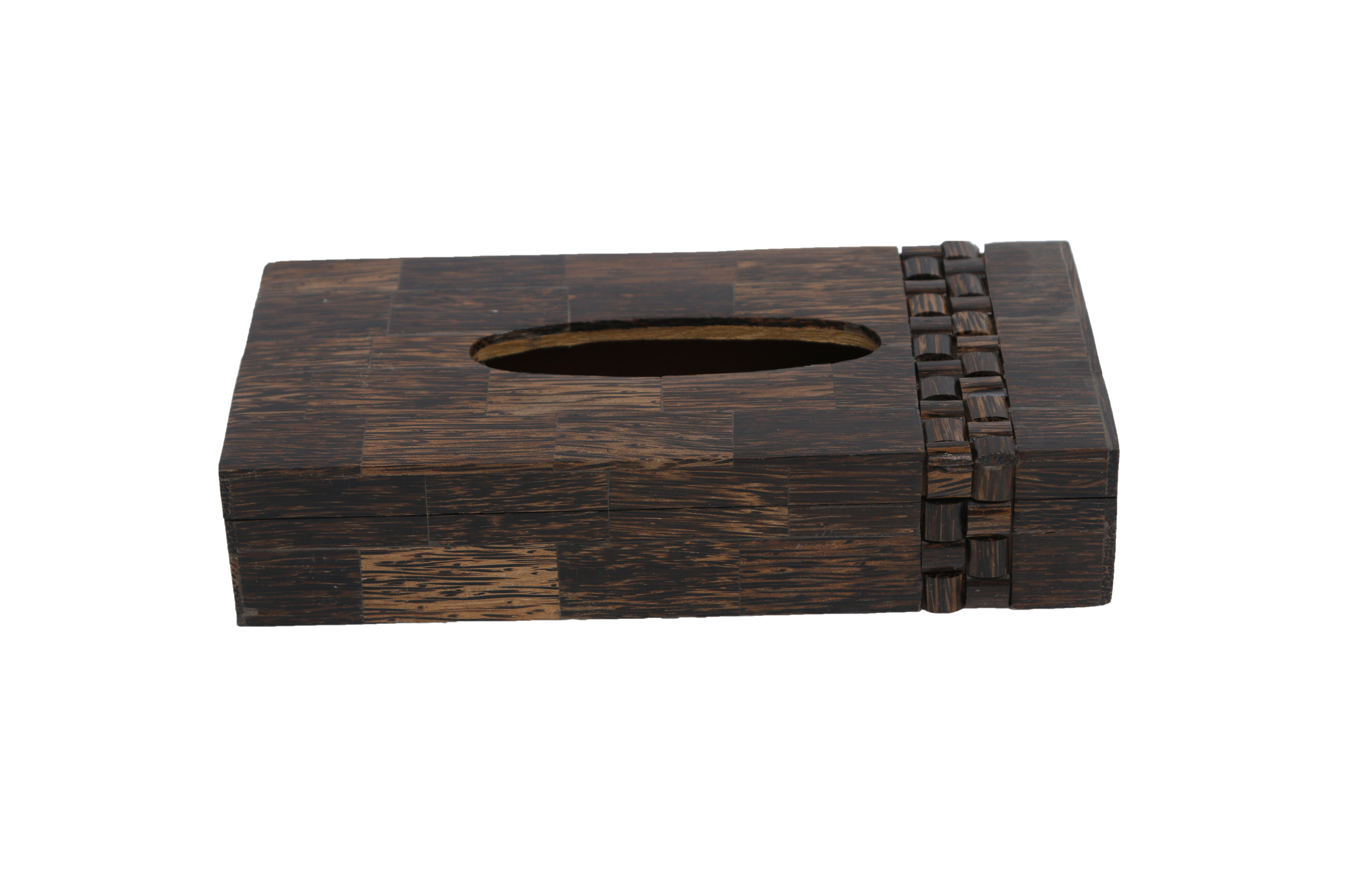 Handcrafted Taadiwood & MDF Rectangular Tissue Box Cover