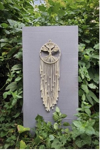 Handcrafted Macramé 'Tree of Life' Dreamcatcher