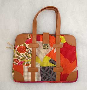 Patchwork Laptop Bag