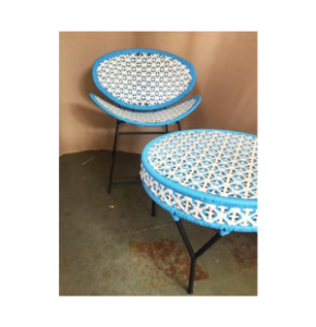 Eco-Friendly Stylish Multicolour Smiley Chair