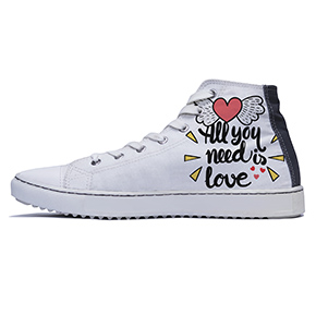 Alpana Art (colorful Canvas shoes)