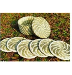 Organic Sabai Tea Coaster Sets