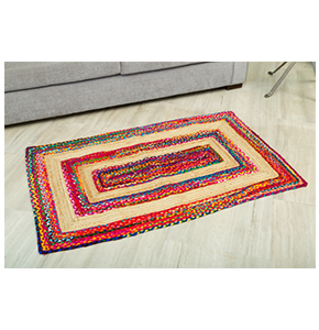 Stylish Best Quality Rectanguler Jute Rug