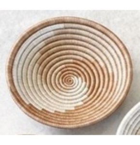 Handcrafted Organic Sabai Grass Natural & White Wall Plate Decor