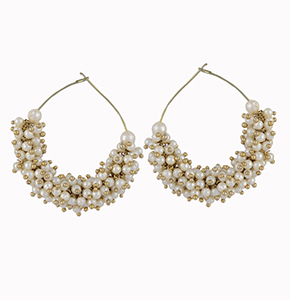 Golden loop jewellery