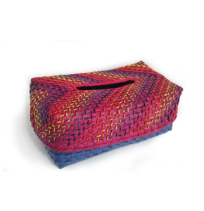 Handcrafted Eco-Friendly Natural Palm Leaf Tissue Box Holder
