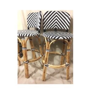 Home Decor Attractive Eco-Friendly Black & White Bar stools