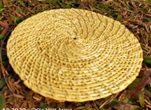 Natural Organic Sabai Made Coaster