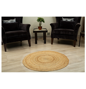 High Qualilty Natural Jute Round rug