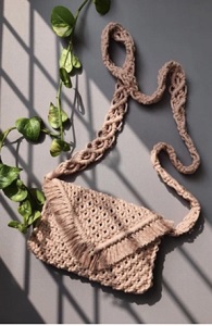 Handcrafted Macramé Detachable Chunky Sling Bag