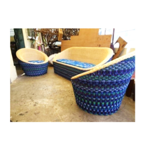 Dark Blue Colour Sofa Set