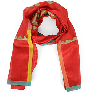 Chanderi Stole-Bunkojunko-I