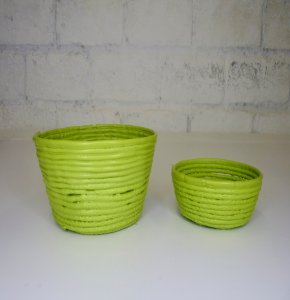 Flat Bottom Recycled Plastic Round Bowl