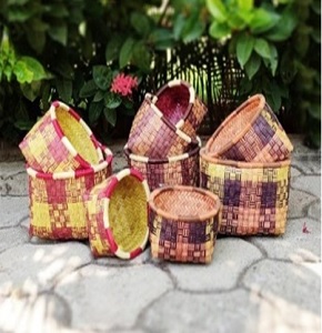Handmade Jute Cut Kottan Basket