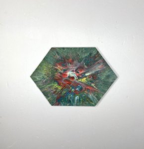 Hexagon Recycled Plastic Coaster Set - Eco-Friendly Geometric Table…