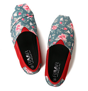 Floral Escapade Women's Casual Canvas Espadrilles