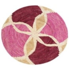 Handcrafted Organic Sabai Multicolored Decorative Wall Plate
