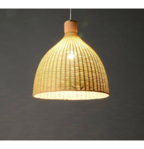 Home Decor Attractive Organic Cane Hanging Round Lamp Shade