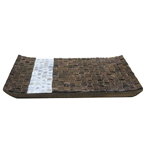 Opulent Homes Taadiwood White Mother of Pearl Tray